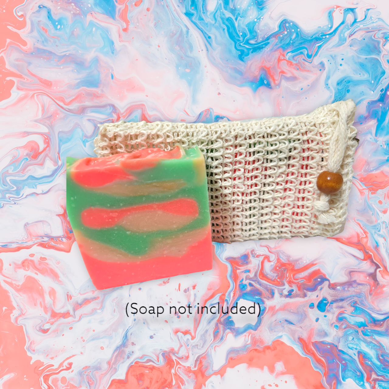 Natural Exfoliating Soap Bag