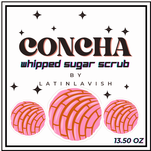 Concha whipped sugar scrub